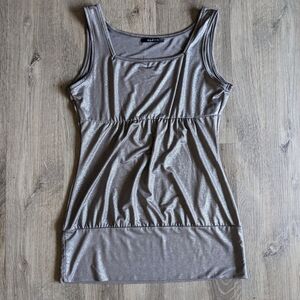 Alano XS Sparkly Gray Blouse Tank